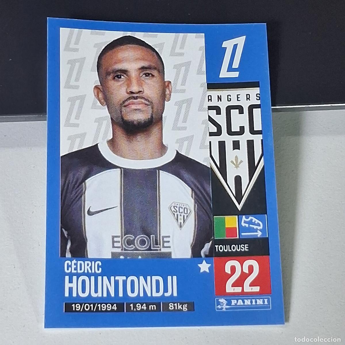 Cromos de f&uacute;tbol: B42 20 CEDRIC HOUNTONDJI ANGERS CROMO PANINI LIGUE 1 FOOT 24-25 LIGA FRANCIA 2024-2025