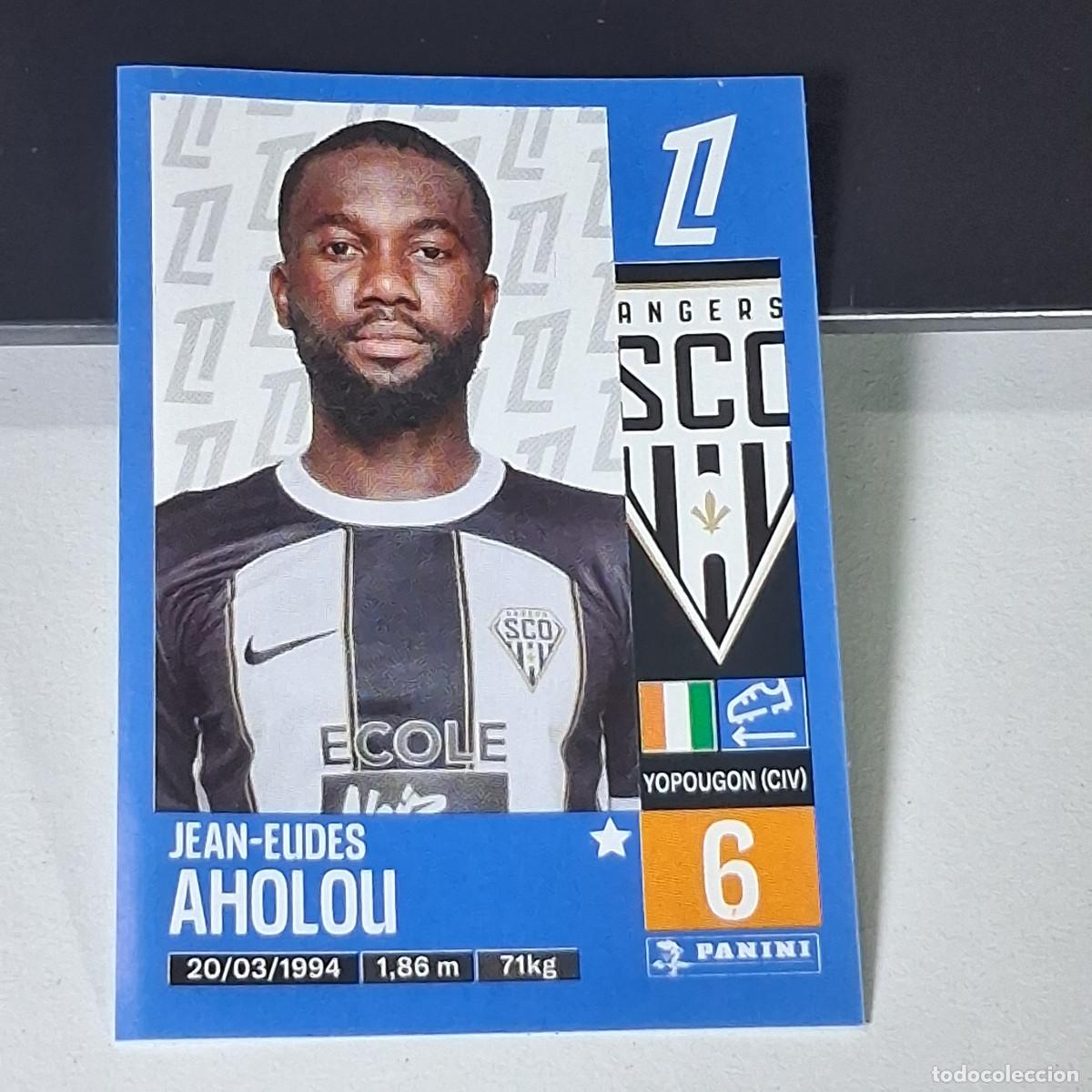Cromos de f&uacute;tbol: B42 24 JEAN-EUDES AHOLOU ANGERS CROMO PANINI LIGUE 1 FOOT 24-25 LIGA FRANCIA 2024-2025