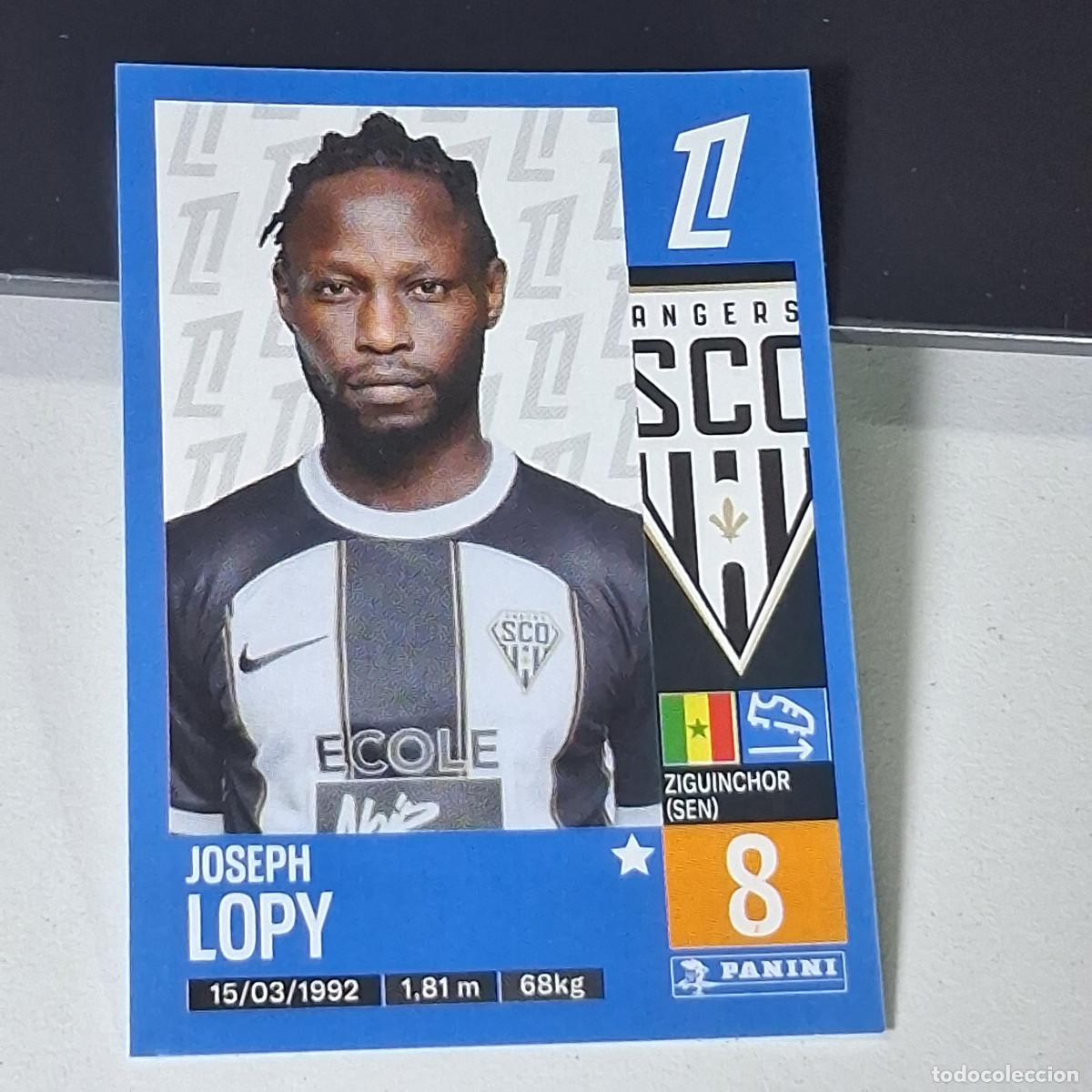 Cromos de f&uacute;tbol: B42 28 JOSEPH LOPY ANGERS CROMO PANINI LIGUE 1 FOOT 24-25 LIGA FRANCIA 2024-2025