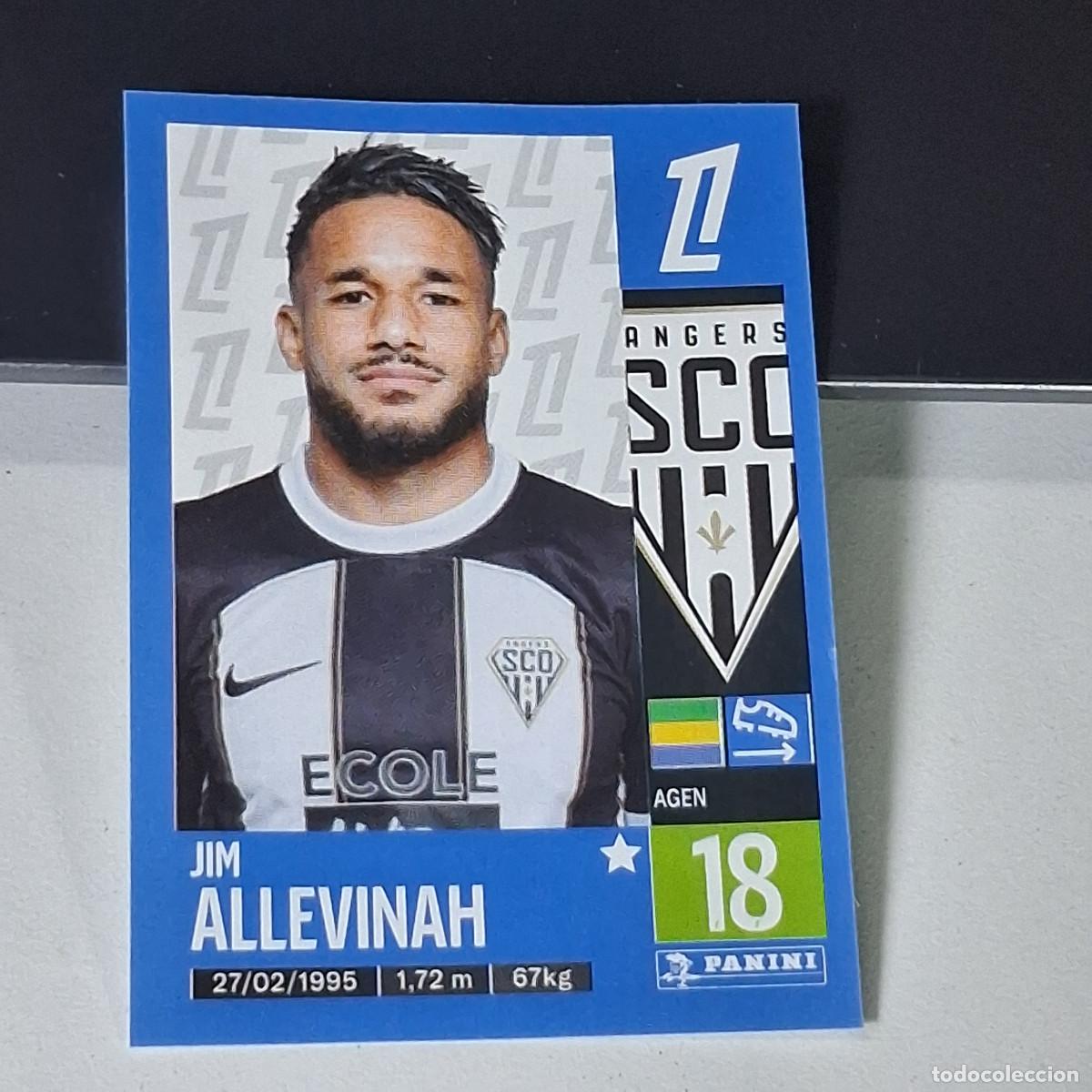 Cromos de f&uacute;tbol: B42 30 JIM ALLEVINAH ANGERS CROMO PANINI LIGUE 1 FOOT 24-25 LIGA FRANCIA 2024-2025