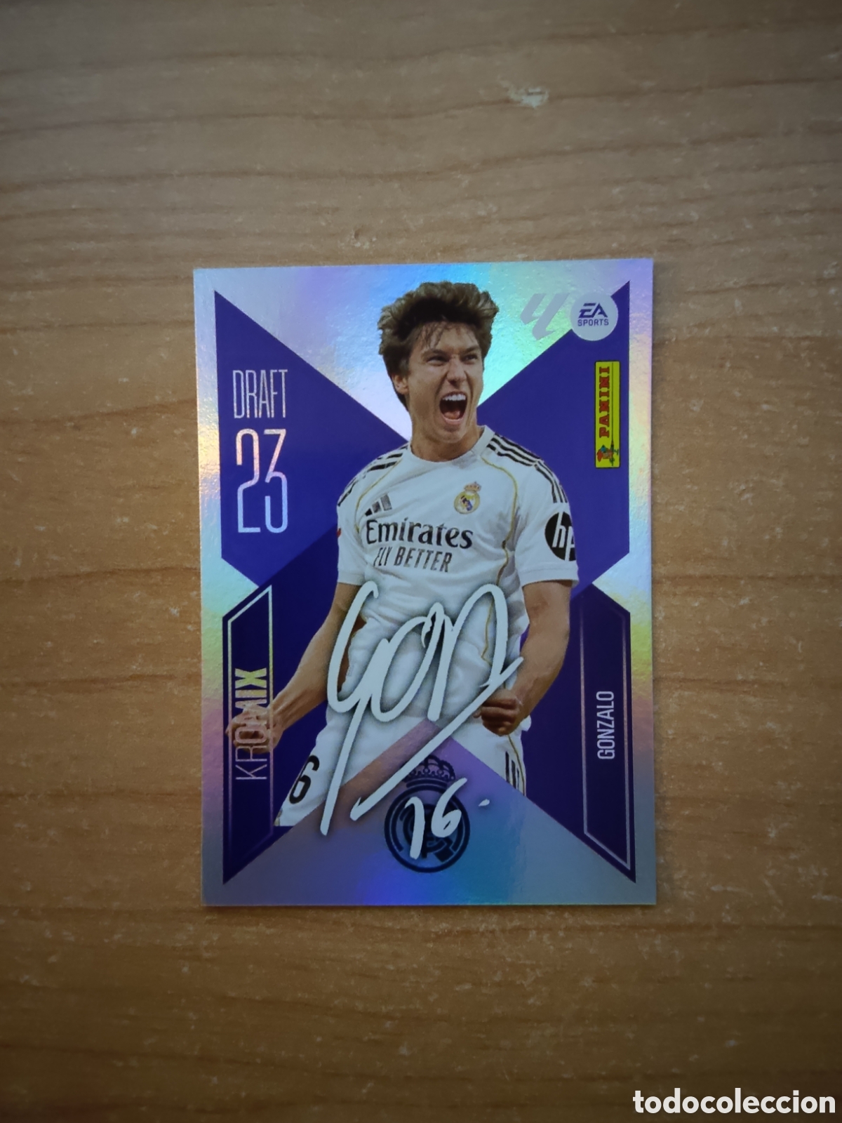 Cromos de f&uacute;tbol: K9 DRAFT 23 MIX GONZALO GARCIA REAL MADRID LIGA ESTE 2026 2027