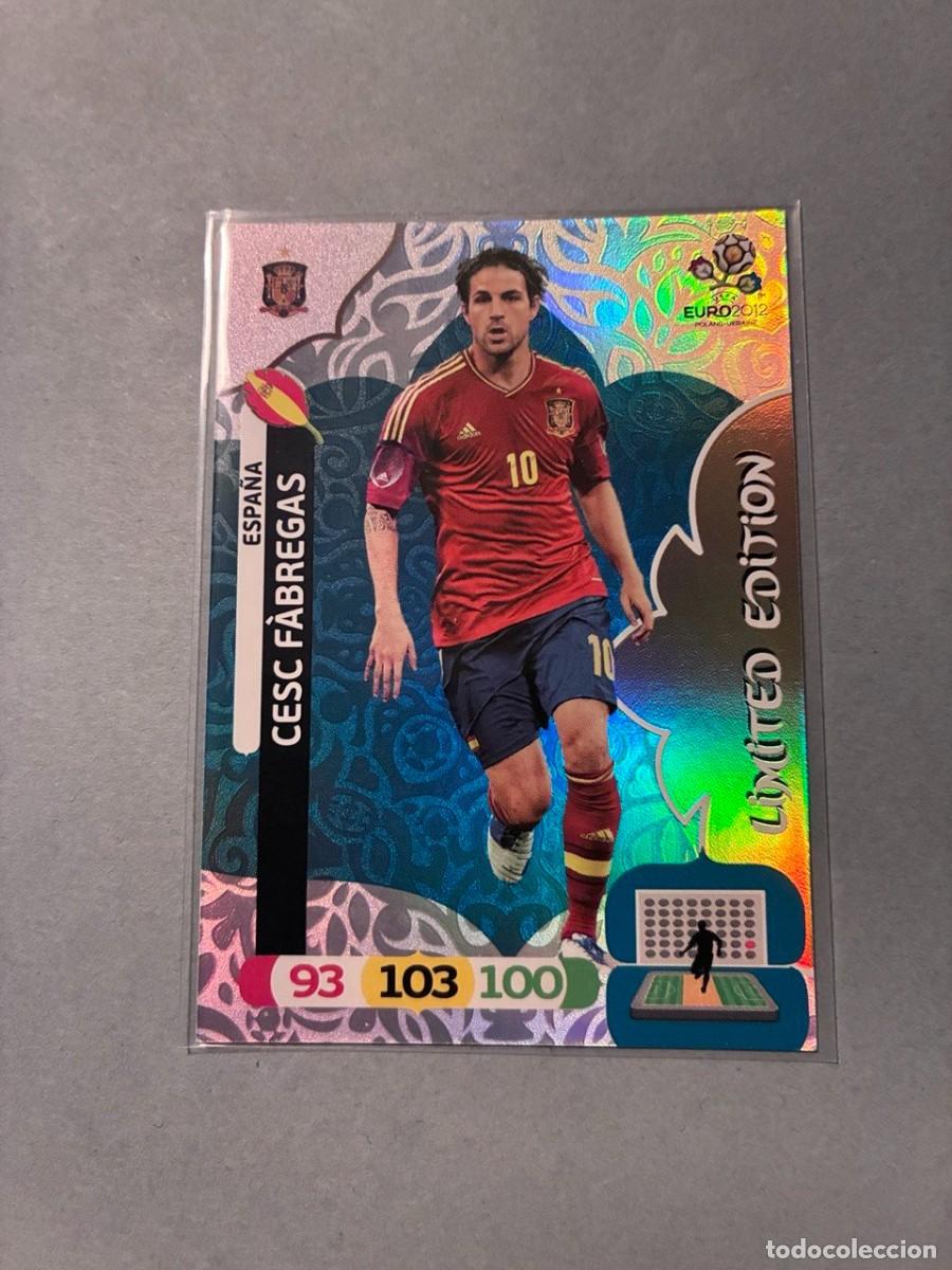 Cromos de f&uacute;tbol: Cesc F&agrave;bregas Limited Edition &ndash; Panini Adrenalyn XL Euro 2012