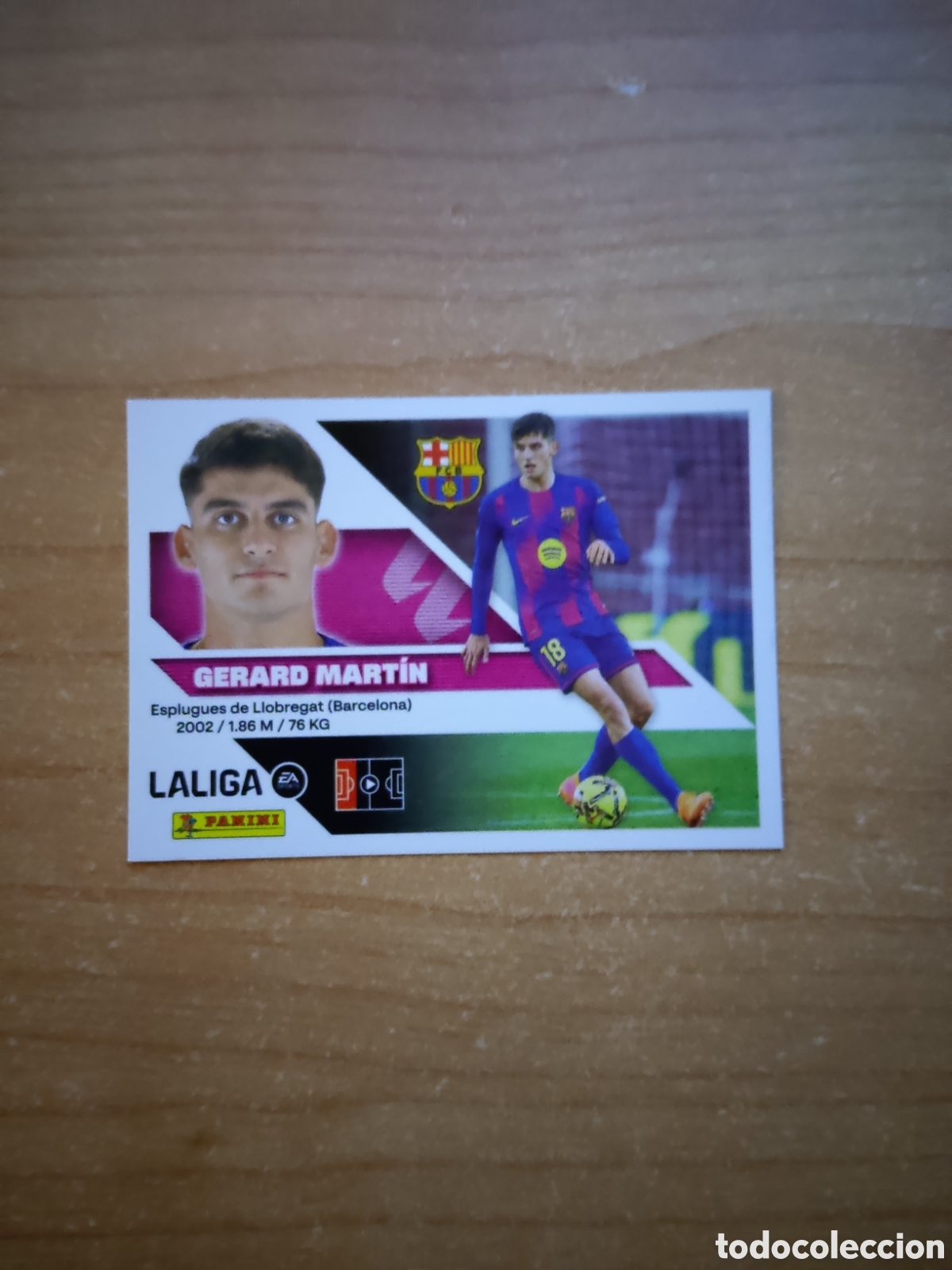 Cromos de f&uacute;tbol: 8 GERARD MARTIN BARCELONA LIGA ESTE 2026 2027