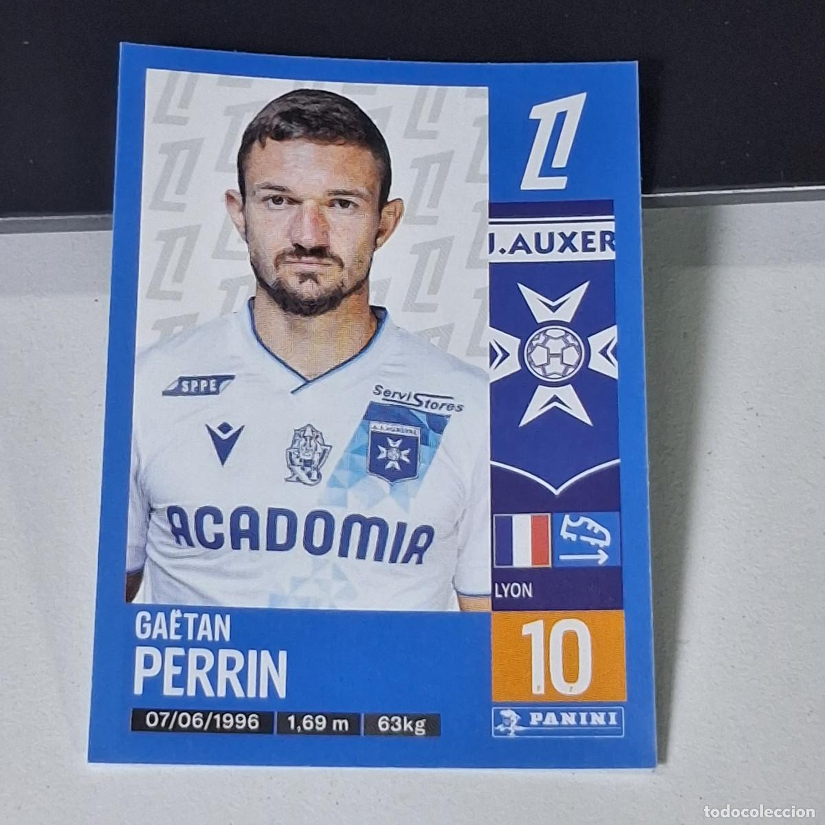 Cromos de f&uacute;tbol: B42 58 GAETAN PERRIN AUXERRE CROMO PANINI LIGUE 1 FOOT 24-25 LIGA FRANCIA 2024-2025