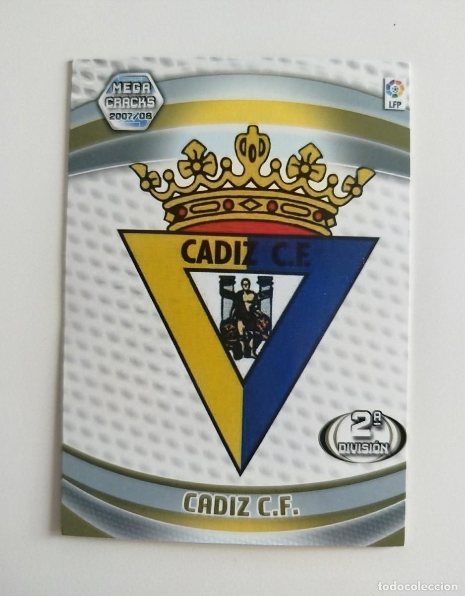 Cromos de f&uacute;tbol: Escudo 419 MEGACRACKS MGK PANINI C&aacute;diz CF 07 08 / 2007 2008