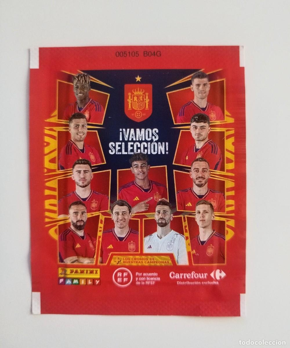 Cromos de f&uacute;tbol: SOBRE VAMOS SELECCI&Oacute;N CARREFOUR PANINI 2024