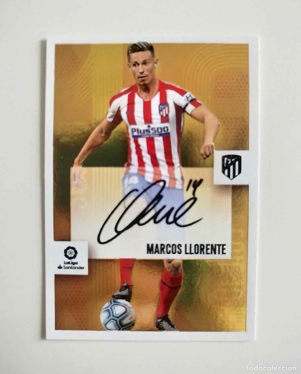 Cromos de f&uacute;tbol: Marcos Llorente 15 SERIE 10 SIN PEGAR Atl&eacute;tico de Madrid Liga Ediciones Este 20 21 / 2020 2021