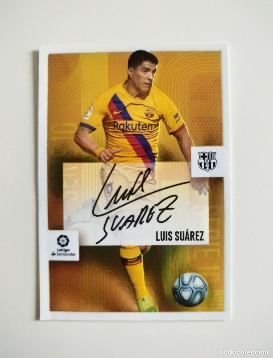 Cromos de f&uacute;tbol: Luis Su&aacute;rez 14 SERIE 10 SIN PEGAR FC Barcelona Liga Ediciones Este 20 21 / 2020 2021
