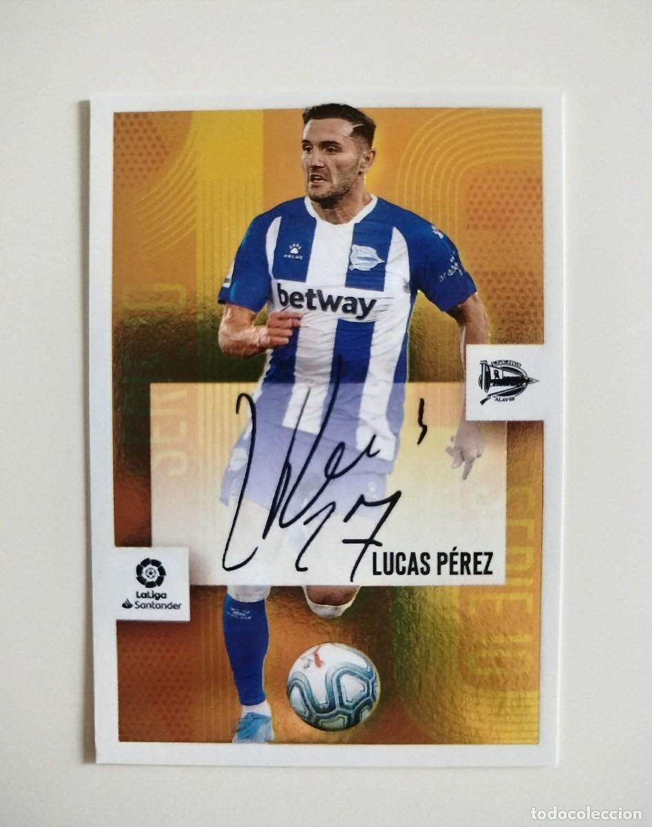 Cromos de f&uacute;tbol: Lucas P&eacute;rez 13 SERIE 10 SIN PEGAR Deportivo Alav&eacute;s Liga Ediciones Este 20 21 / 2020 2021