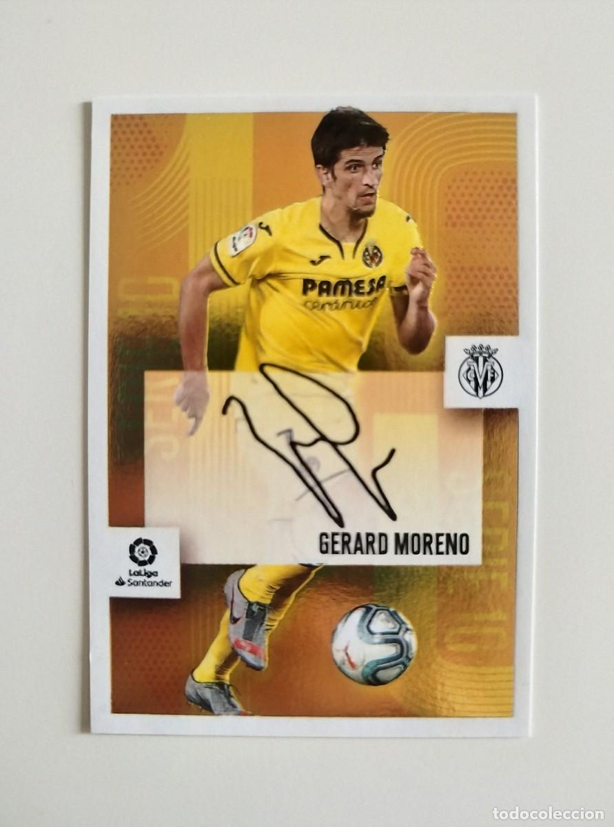 Cromos de f&uacute;tbol: Gerard Moreno 5 SERIE 10 SIN PEGAR Villarreal CF Liga Ediciones Este 20 21 / 2020 2021