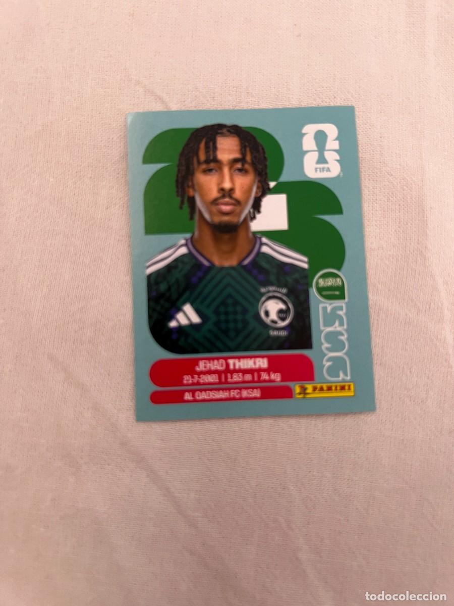 Cromos de f&uacute;tbol: JEHAD THIKRI SELECCION ARABIA SAUDI 6 PANINI MUNDIAL FIFA WORLD CUP 2026 PANINI