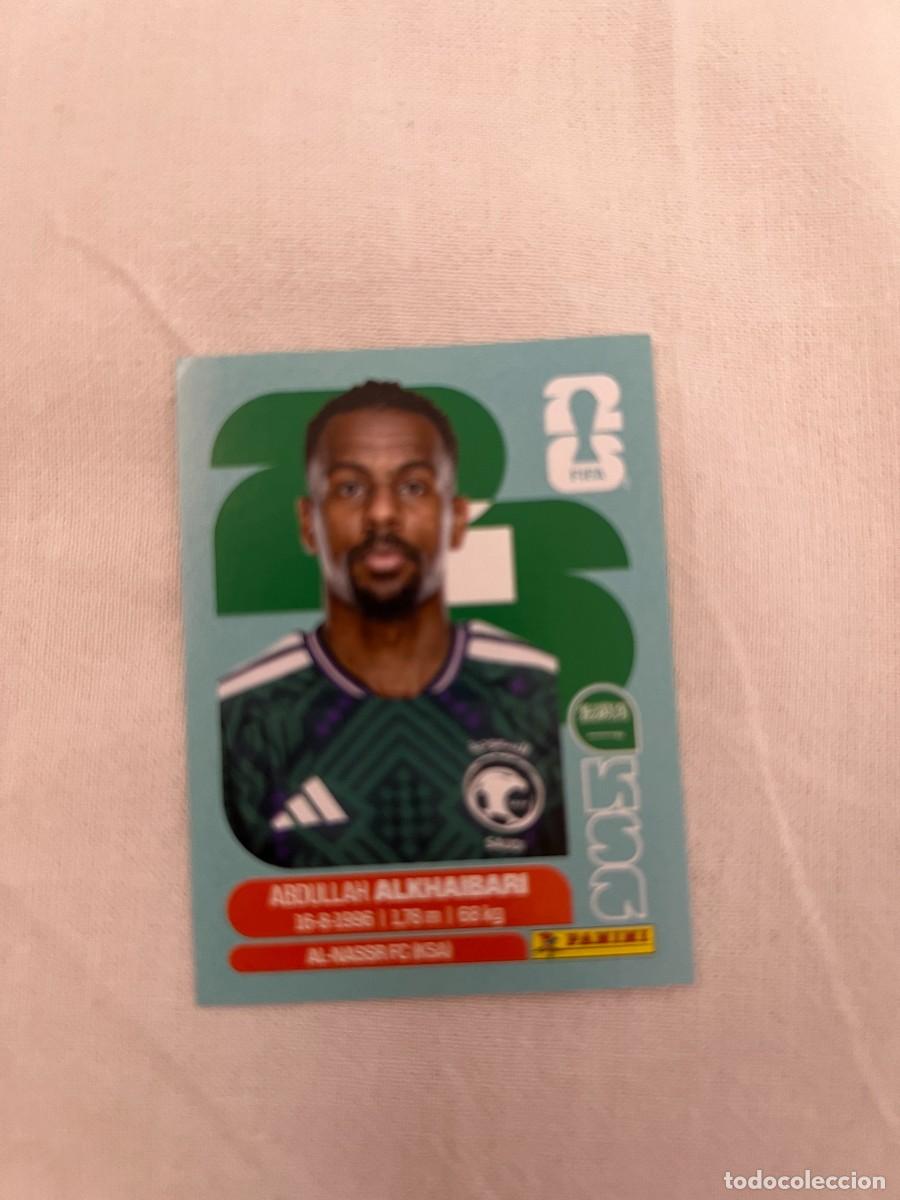 Cromos de f&uacute;tbol: ABDULLAH ALKHAIBARI SELECCION ARABIA SAUDI 11 PANINI MUNDIAL FIFA WORLD CUP 2026 PANINI