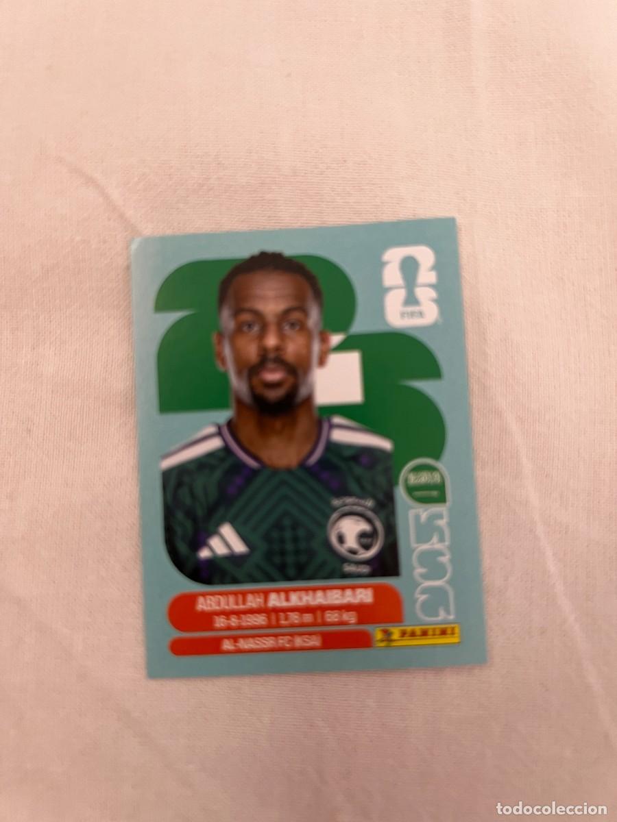 Cromos de f&uacute;tbol: ABDULLAH ALKHAIBARI SELECCION ARABIA SAUDI 11 PANINI MUNDIAL FIFA WORLD CUP 2026 PANINI