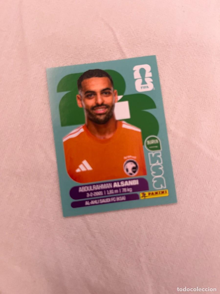 Cromos de f&uacute;tbol: ABDULLAH ALKHAIBARI SELECCION ARABIA SAUDI 3 PANINI MUNDIAL FIFA WORLD CUP 2026 PANINI