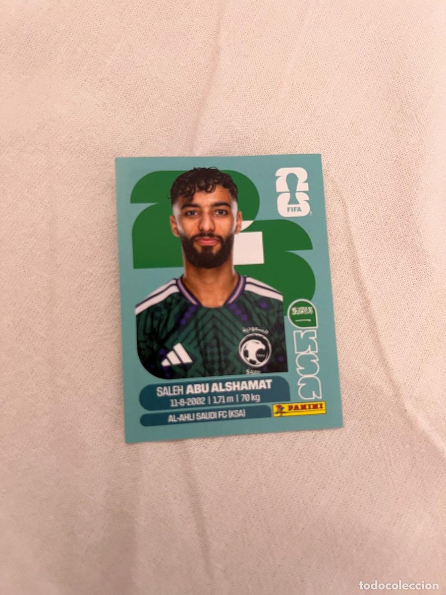 Cromos de f&uacute;tbol: SALEH ABU ALSHAMAT SELECCION ARABIA SAUDI 14 PANINI MUNDIAL FIFA WORLD CUP 2026 PANINI