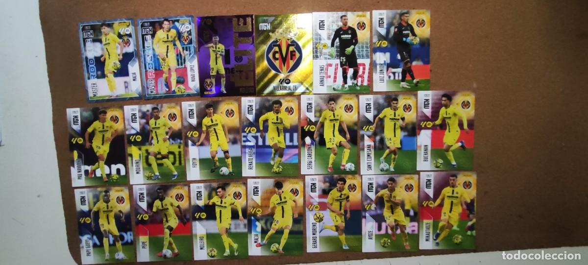 Cromos de f&uacute;tbol: MEGACRACKS 26/27 LOTE DE 20 CARTAS DEL VILLARREAL # PANINI