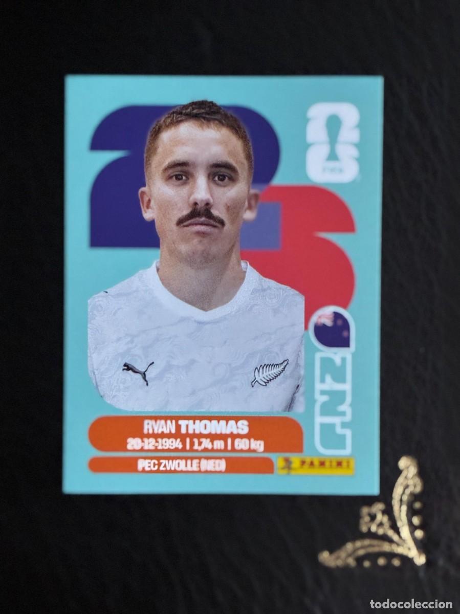 Cromos de f&uacute;tbol: NZL12 RYAN THOMAS NZL12 NUEVA ZELANDA FIFA WORLD CUP MUNDIAL 2026 26 PANINI