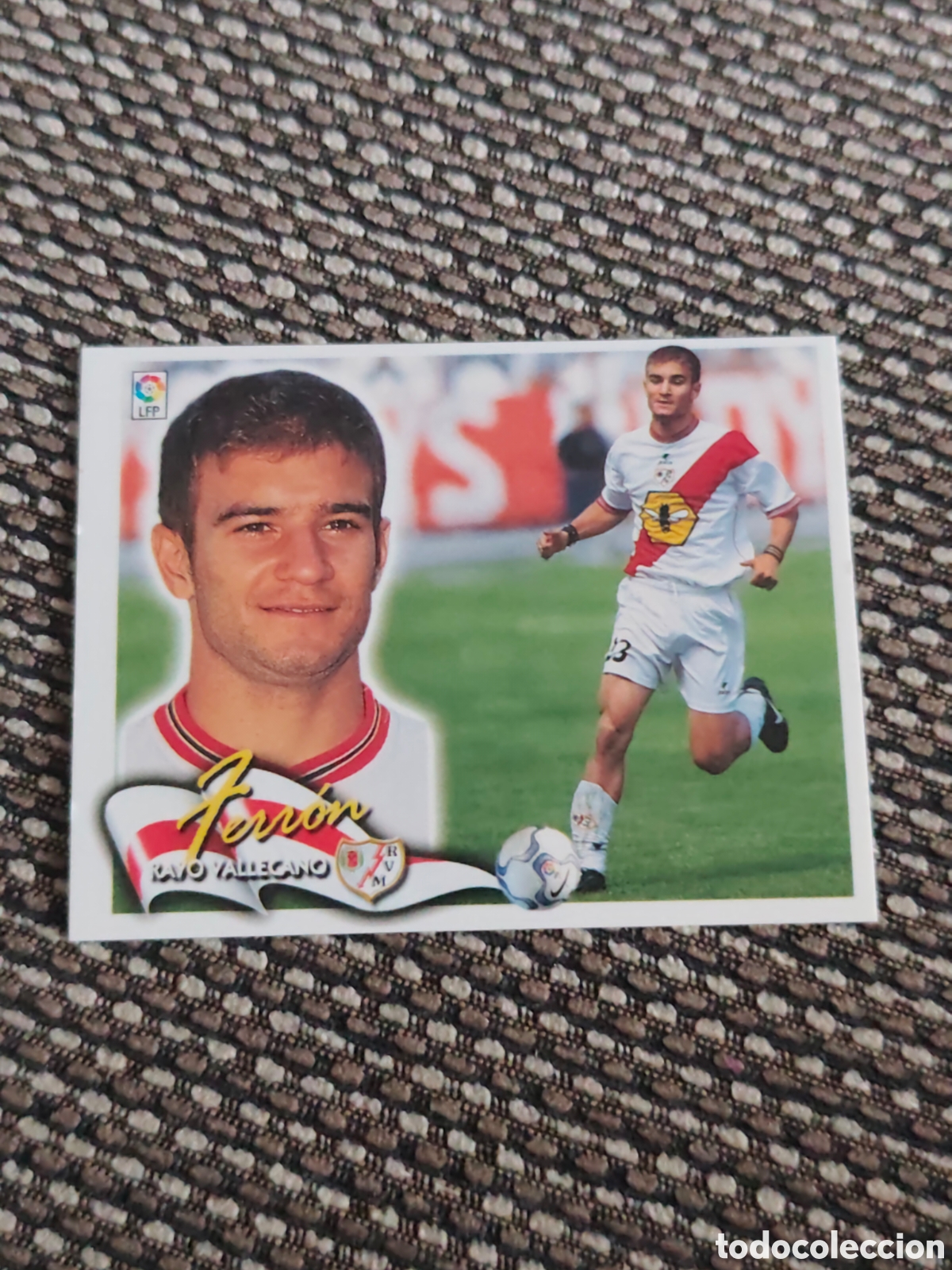 Cromos de f&uacute;tbol: BAJA FERR&Oacute;N RAYO VALLECANO EDICIONES ESTE 2000 2001
