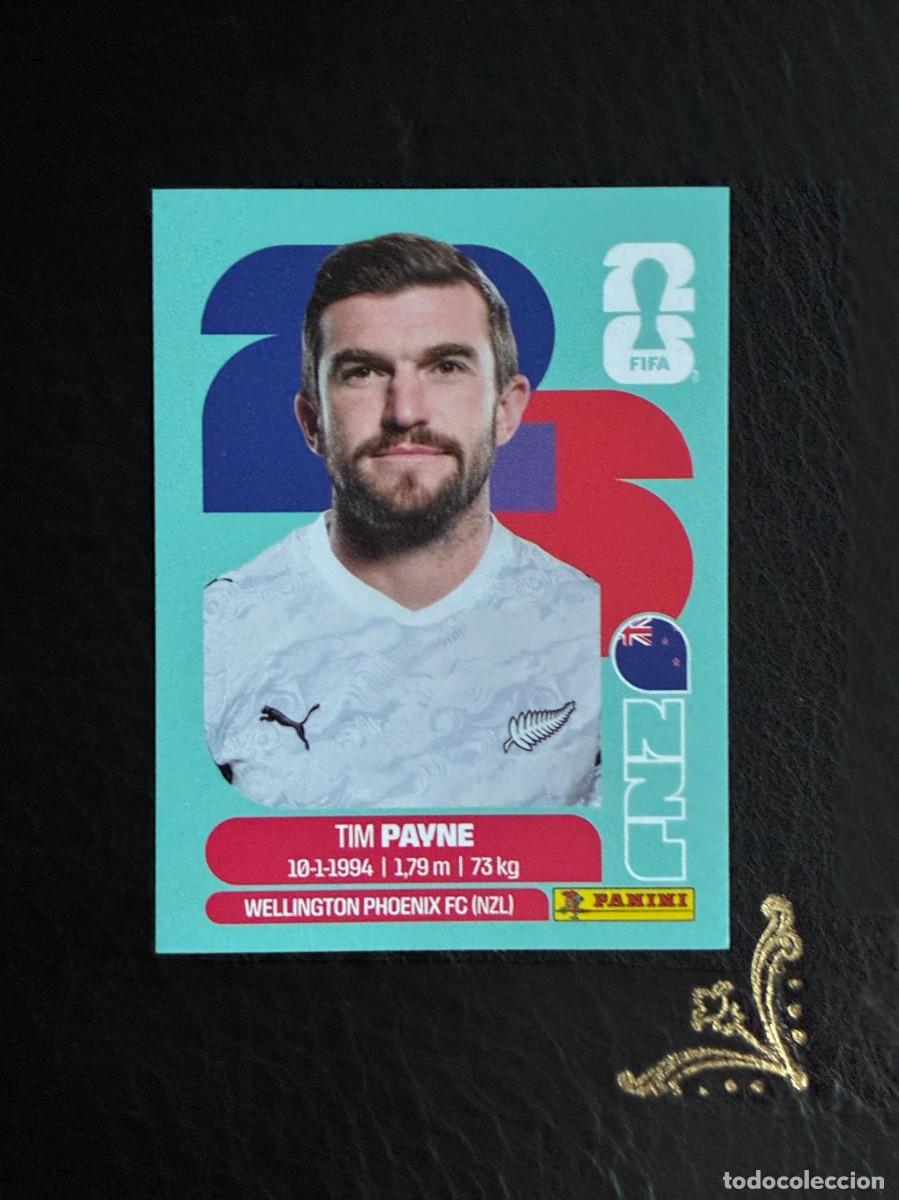 Cromos de f&uacute;tbol: NZL6 TIM PAYNE NZL 6 NUEVA ZELANDA FIFA WORLD CUP MUNDIAL 2026 26 PANINI