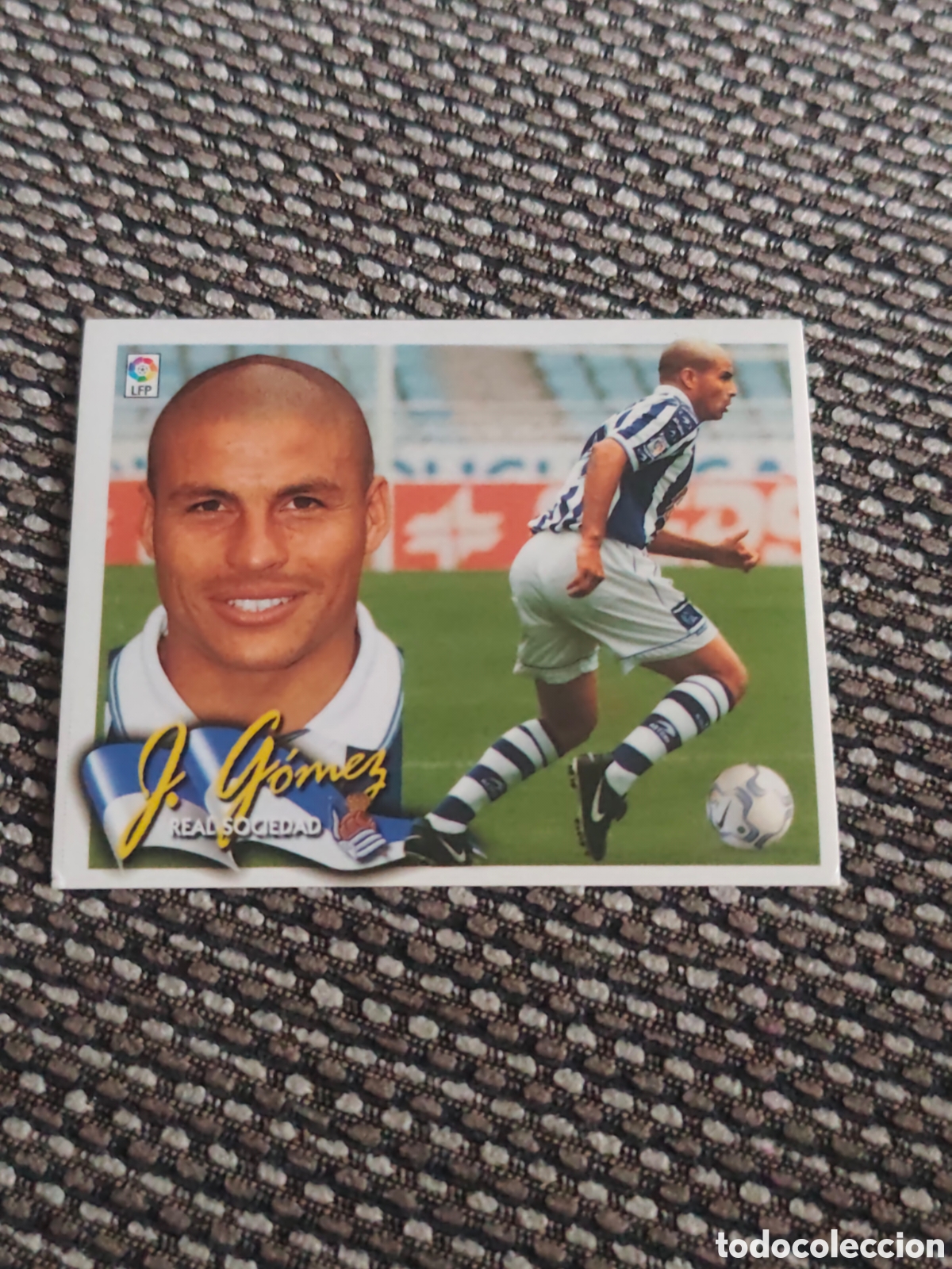 Cromos de f&uacute;tbol: BAJA J. G&Oacute;MEZ REAL SOCIEDAD EDICIONES ESTE 2000 2001