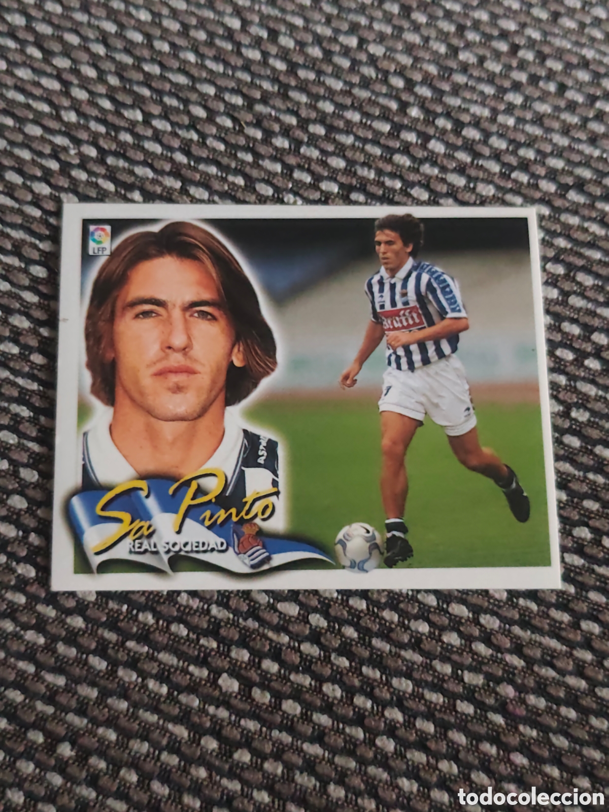 Cromos de f&uacute;tbol: BAJA SA PINTO REAL SOCIEDAD EDICIONES ESTE 2000 2001