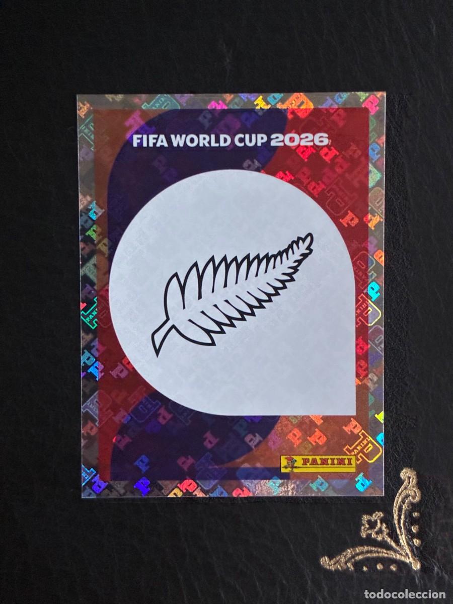Cromos de f&uacute;tbol: NZL 1 ESCUDO LOGO NZL1 NUEVA ZELANDA FIFA WORLD CUP MUNDIAL 2026 26 PANINI