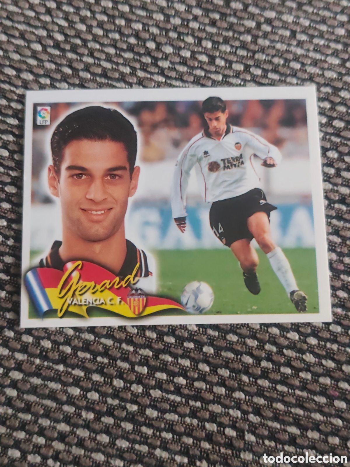 Cromos de f&uacute;tbol: BAJA GERARD VALENCIA EDICIONES ESTE 2000 2001