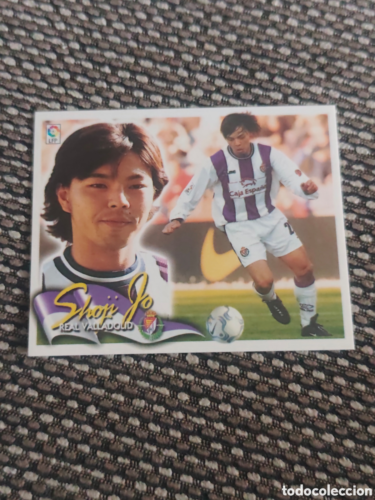 Cromos de f&uacute;tbol: BAJA SHOJI JO REAL VALLADOLID EDICIONES ESTE