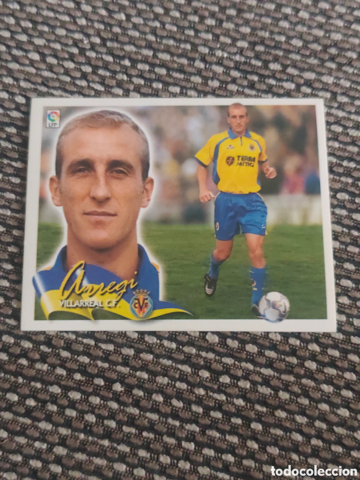 Cromos de f&uacute;tbol: BAJA ARREGI VILLARREAL EDICIONES ESTE 2000 2001