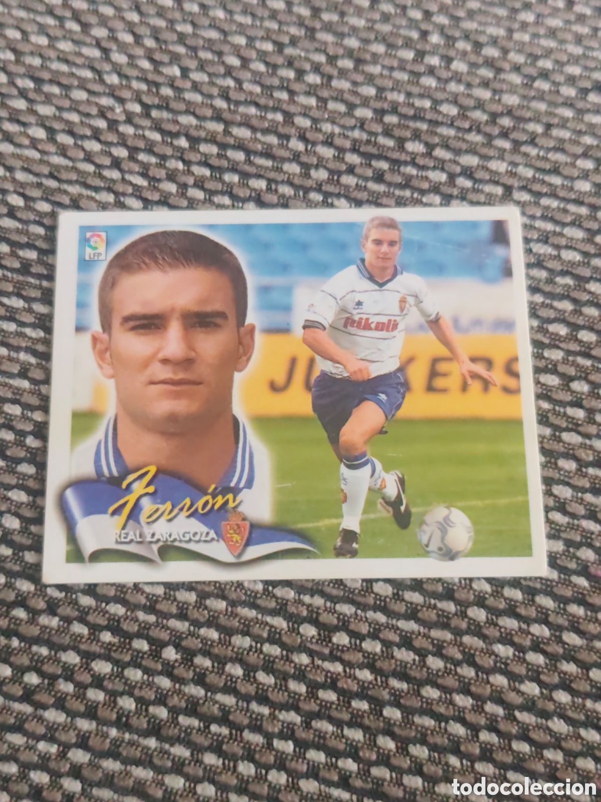 Cromos de f&uacute;tbol: BAJA FERR&Oacute;N REAL ZARAGOZA EDICIONES ESTE 2000 2001