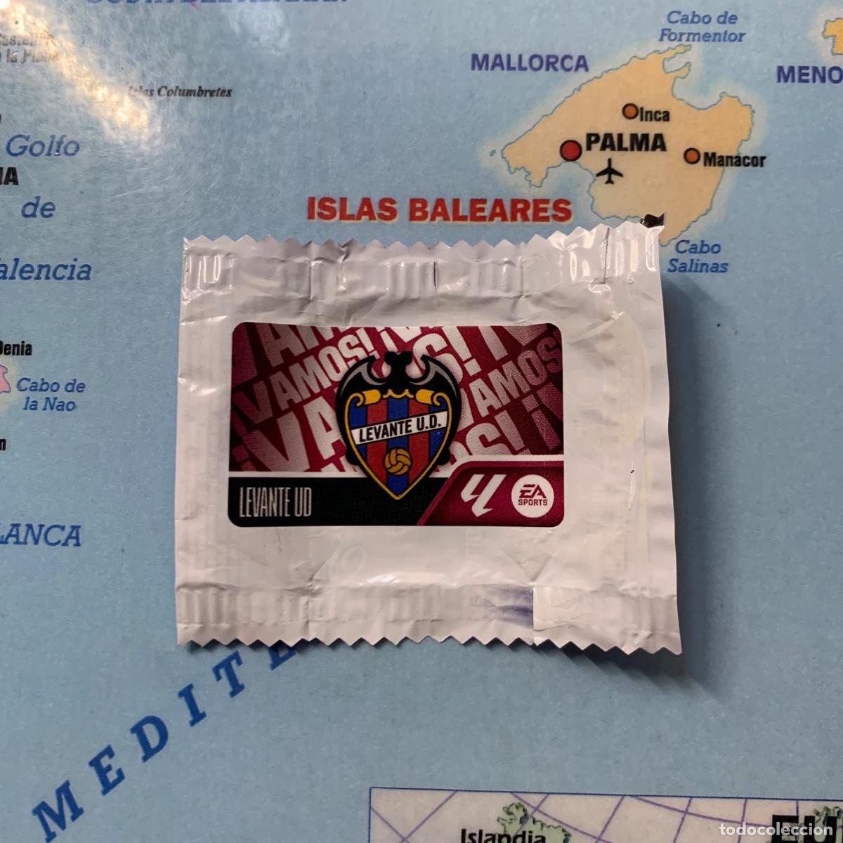 Cromos de f&uacute;tbol: Cromo chicle Escudo del Levante liga este 26-27 2026-2027