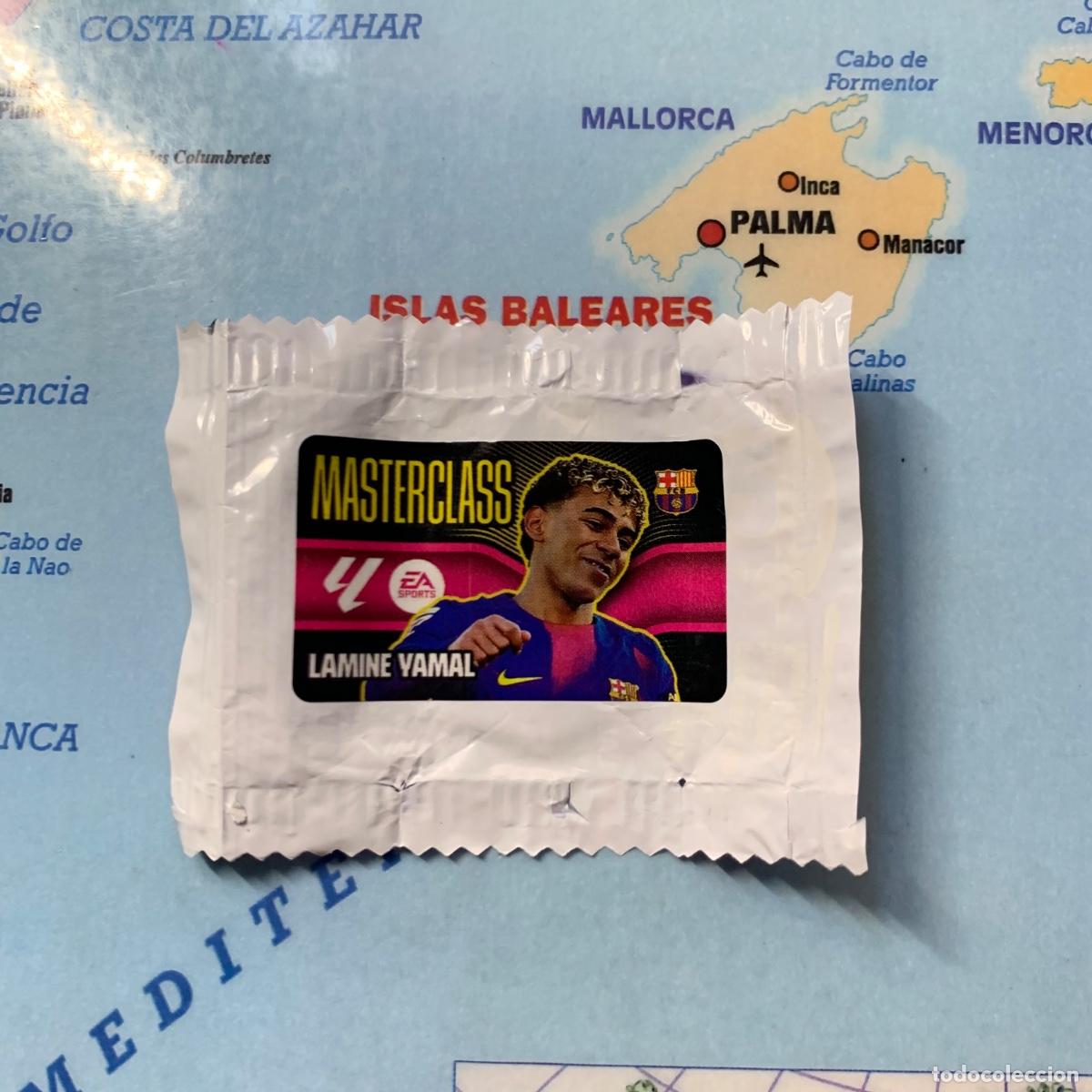 Cromos de f&uacute;tbol: Cromo chicle Masterclass lamine Yamal Del Barcelona liga este 26-27 2026-2027