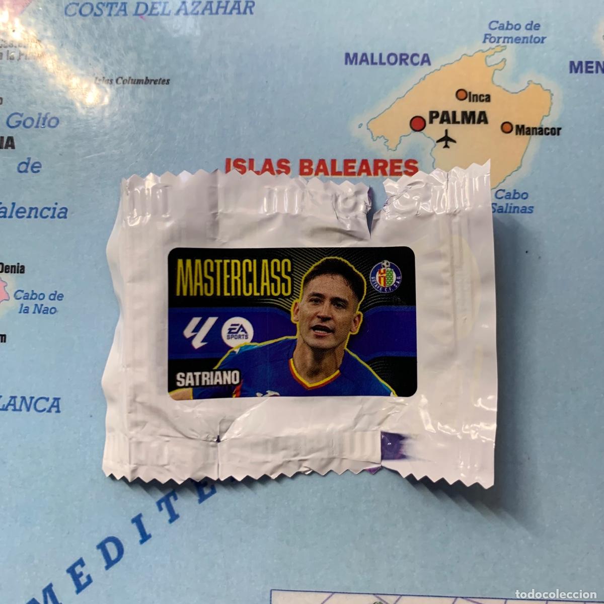 Cromos de f&uacute;tbol: Cromo chicle Masterclas Satriano del Getafe liga este 26-27 2026-2027