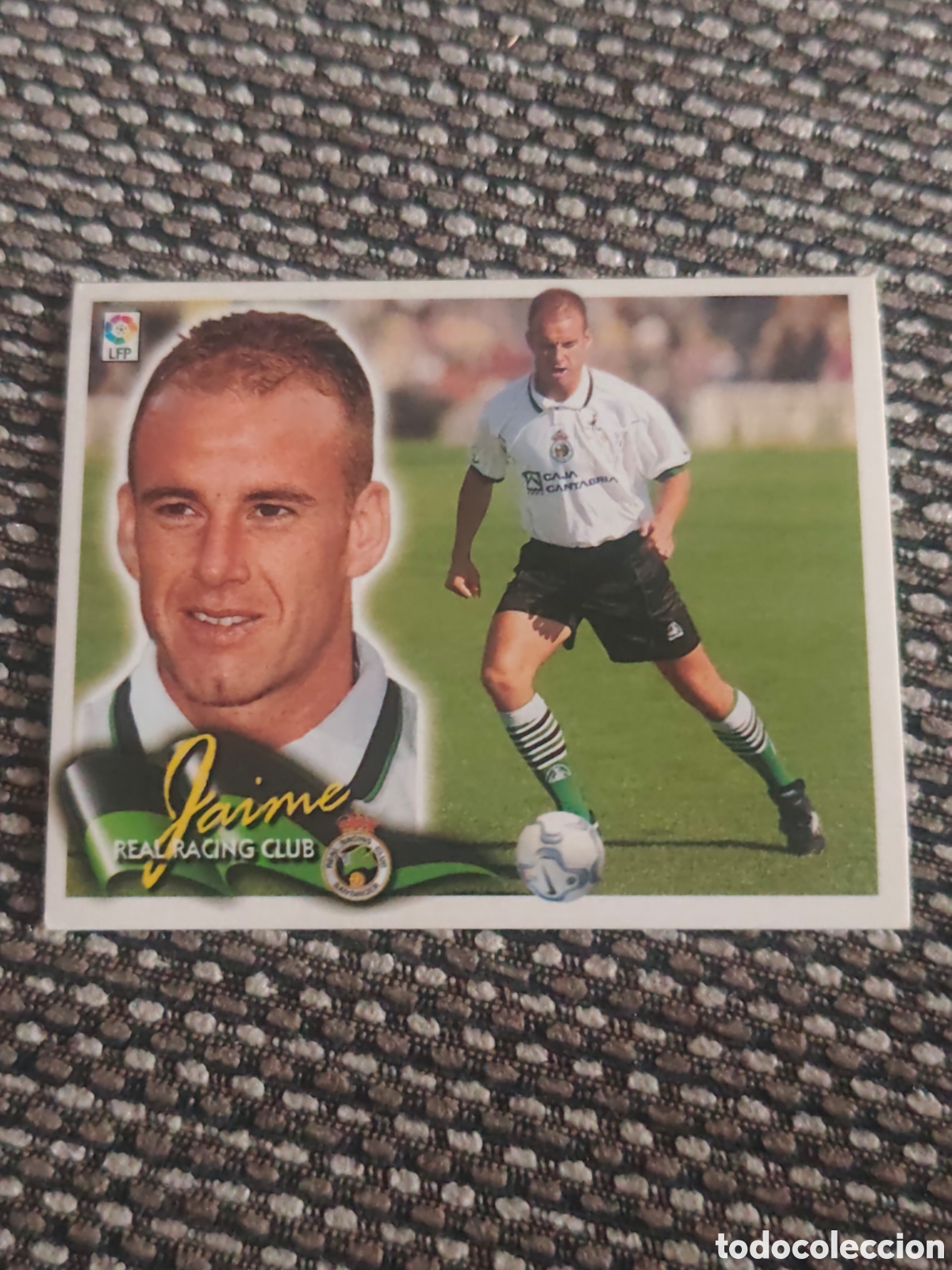 Cromos de f&uacute;tbol: FICHAJE 4 BIS JAIME RACING SANTANDER EDICIONES ESTE 2000 2001