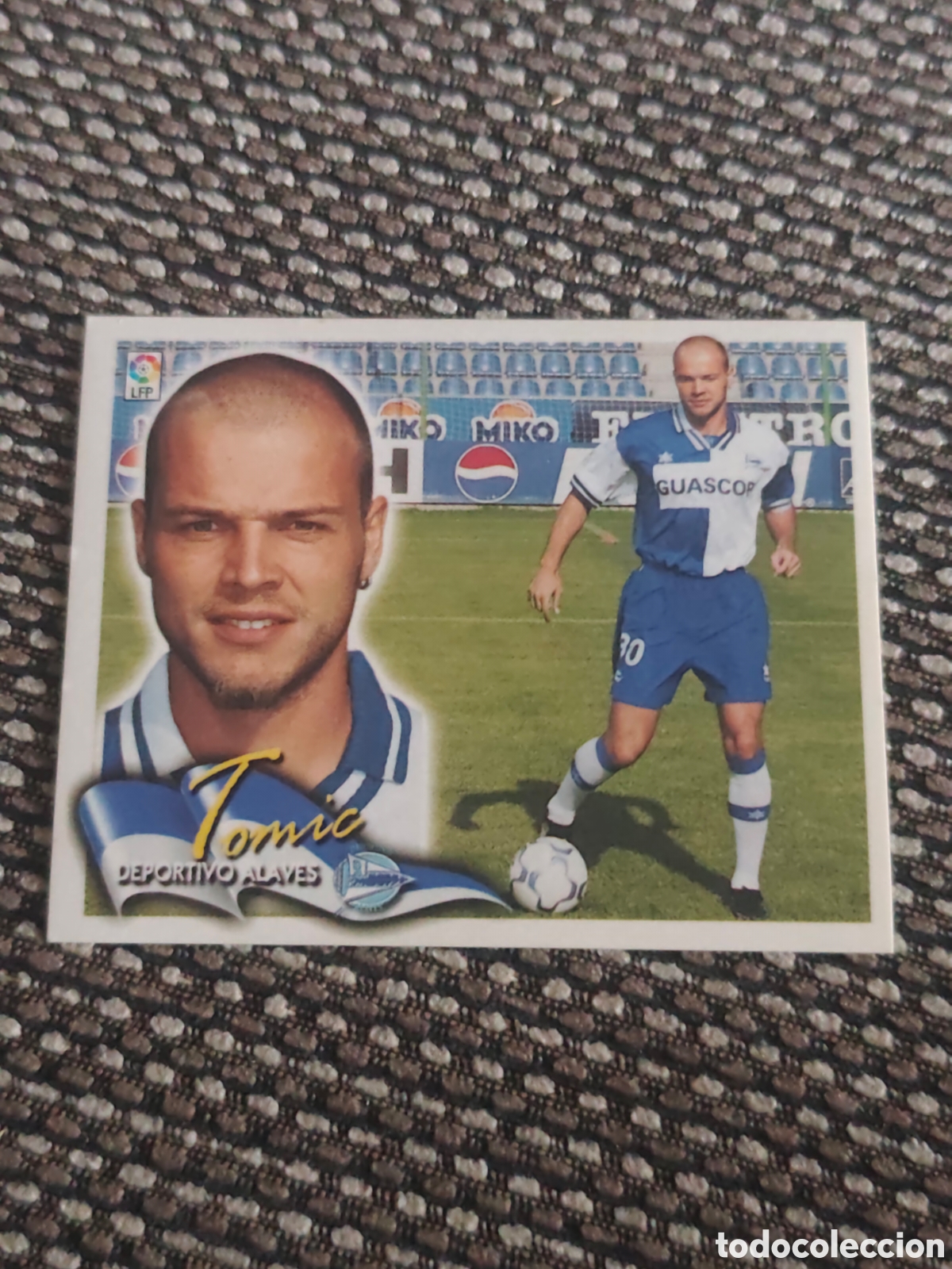 Cromos de f&uacute;tbol: COLOCA TOMIC ALAV&Eacute;S EDICIONES ESTE 2000 2001