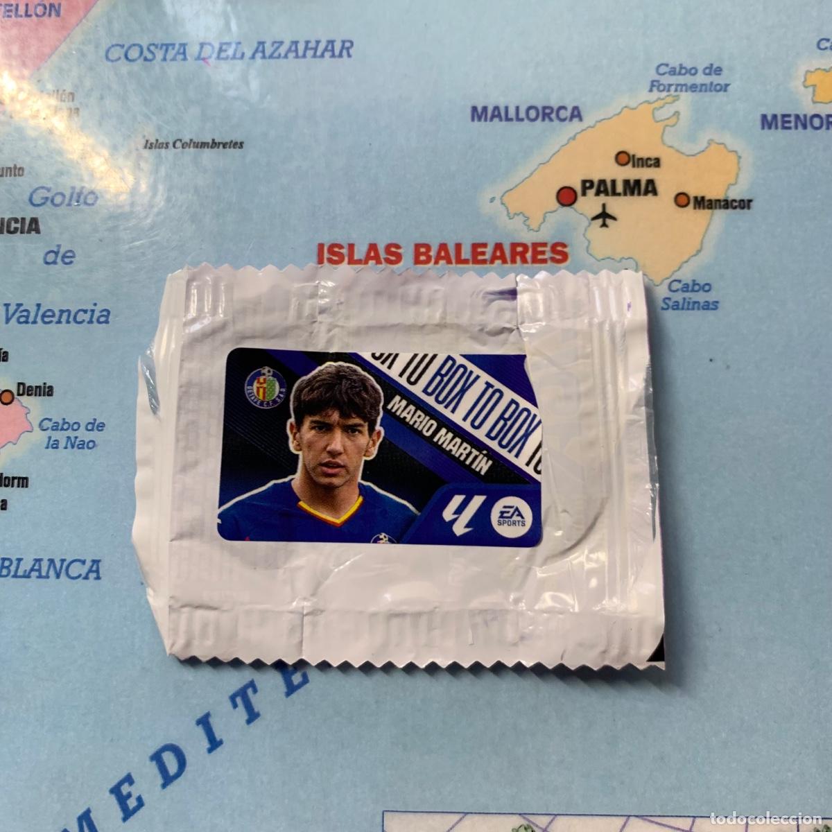 Cromos de f&uacute;tbol: Cromo chicle Box To Box Mario Mart&iacute;n del Getafe liga este 26-27 2026-2027