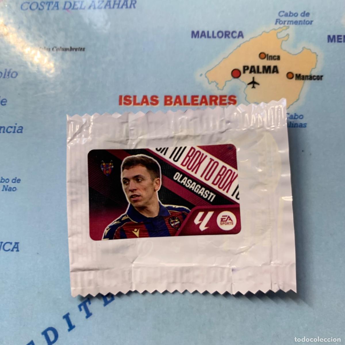 Cromos de f&uacute;tbol: Cromo chicle Box To Box Olasagasti del Levante liga este 26-27 2026-2027