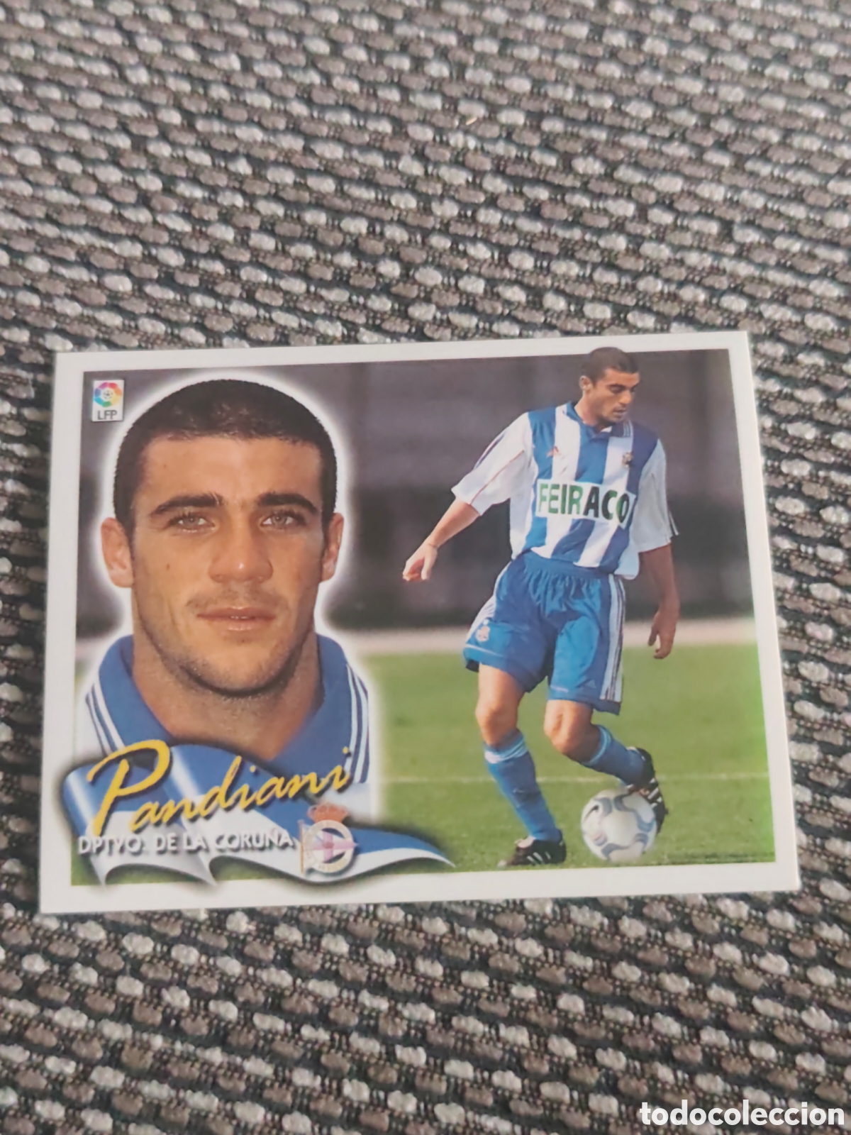 Cromos de f&uacute;tbol: COLOCA PANDIANI DEPORTIVO EDICIONES ESTE 2000 2001