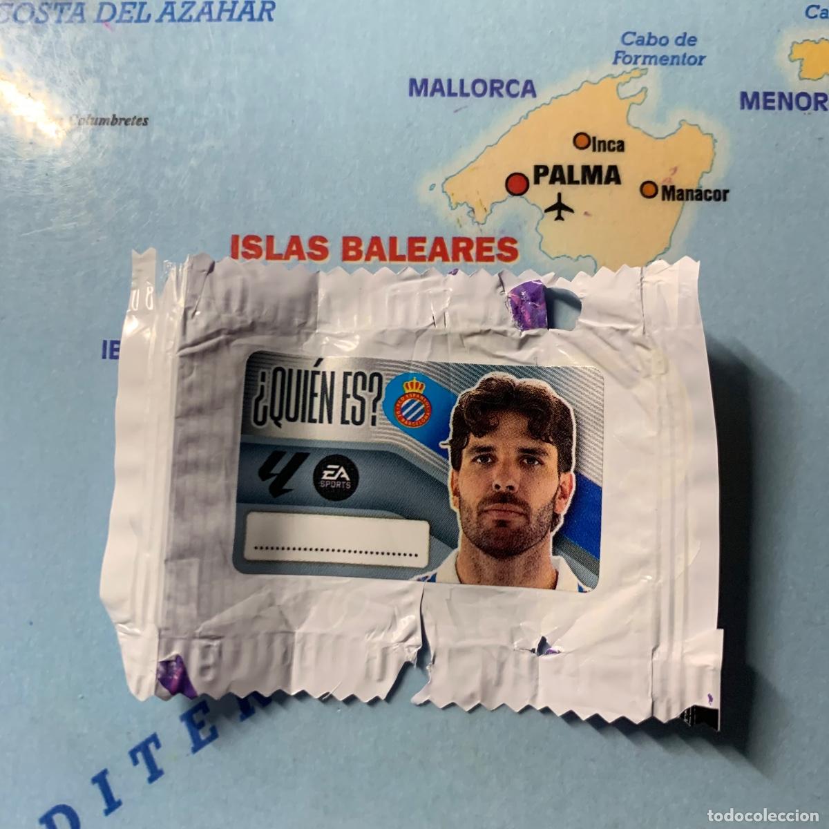 Cromos de f&uacute;tbol: Cromo chicle quien es Cabrera del Espa&ntilde;ol liga este 26-27 2026-2027