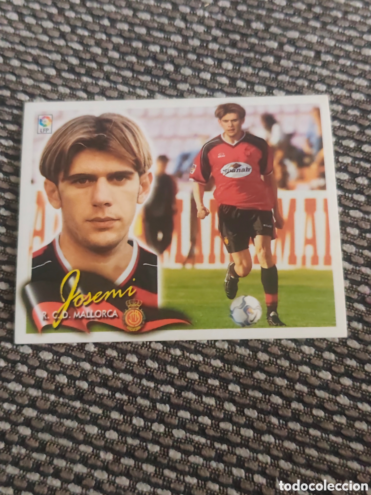 Cromos de f&uacute;tbol: COLOCA JOSEMI REAL MALLORCA EDICIONES ESTE 2000 2001