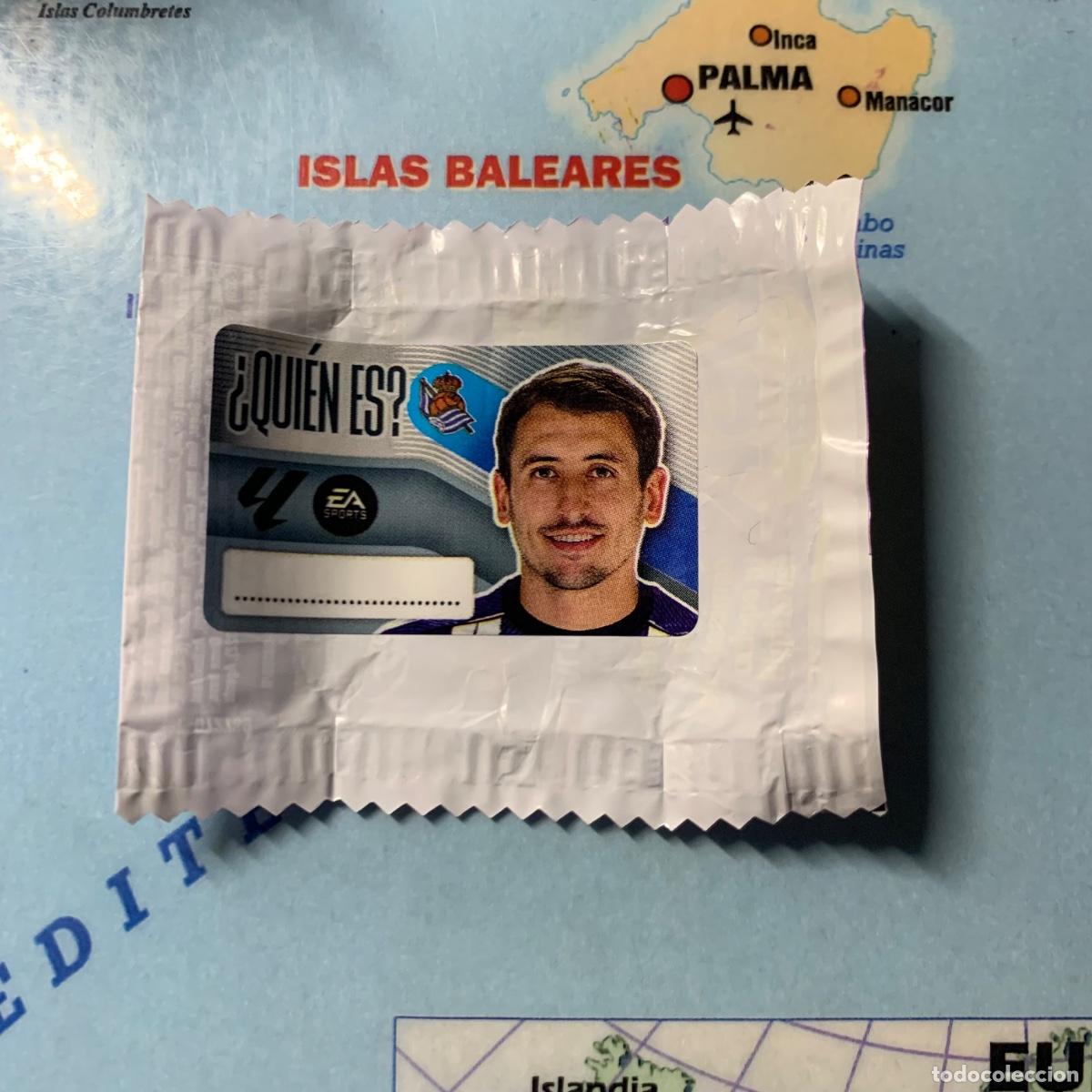 Cromos de f&uacute;tbol: Cromo chicle quien es Oyarzabal de la Real Sociedad liga este 26-27 2026-2027