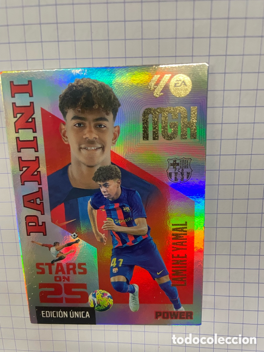 Cromos de f&uacute;tbol: Megacracks Power 449 Stars On 25 Lamine Yamal