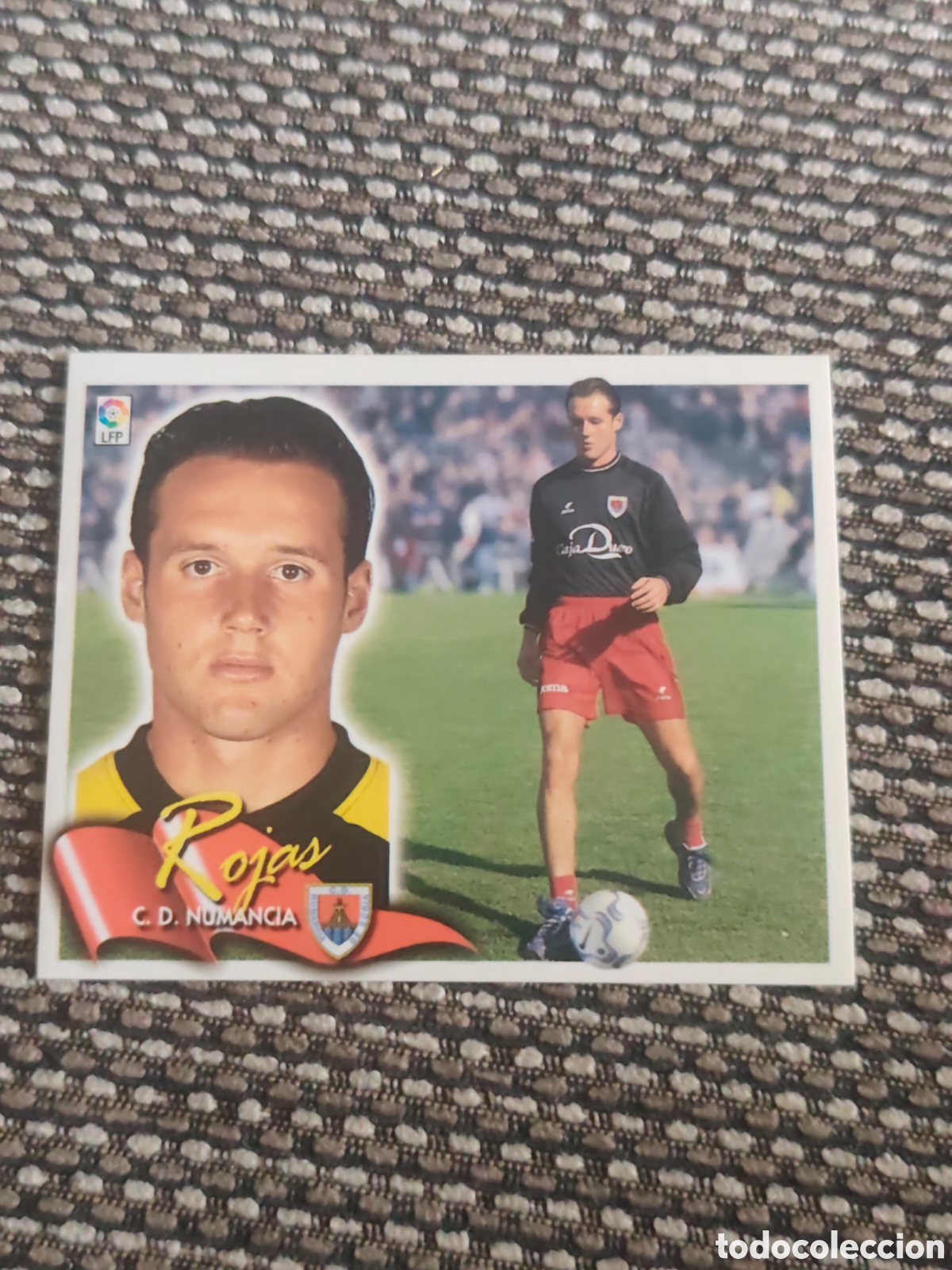 Cromos de f&uacute;tbol: COLOCA ROJAS NUMANCIA EDICIONES ESTE 2000 2001