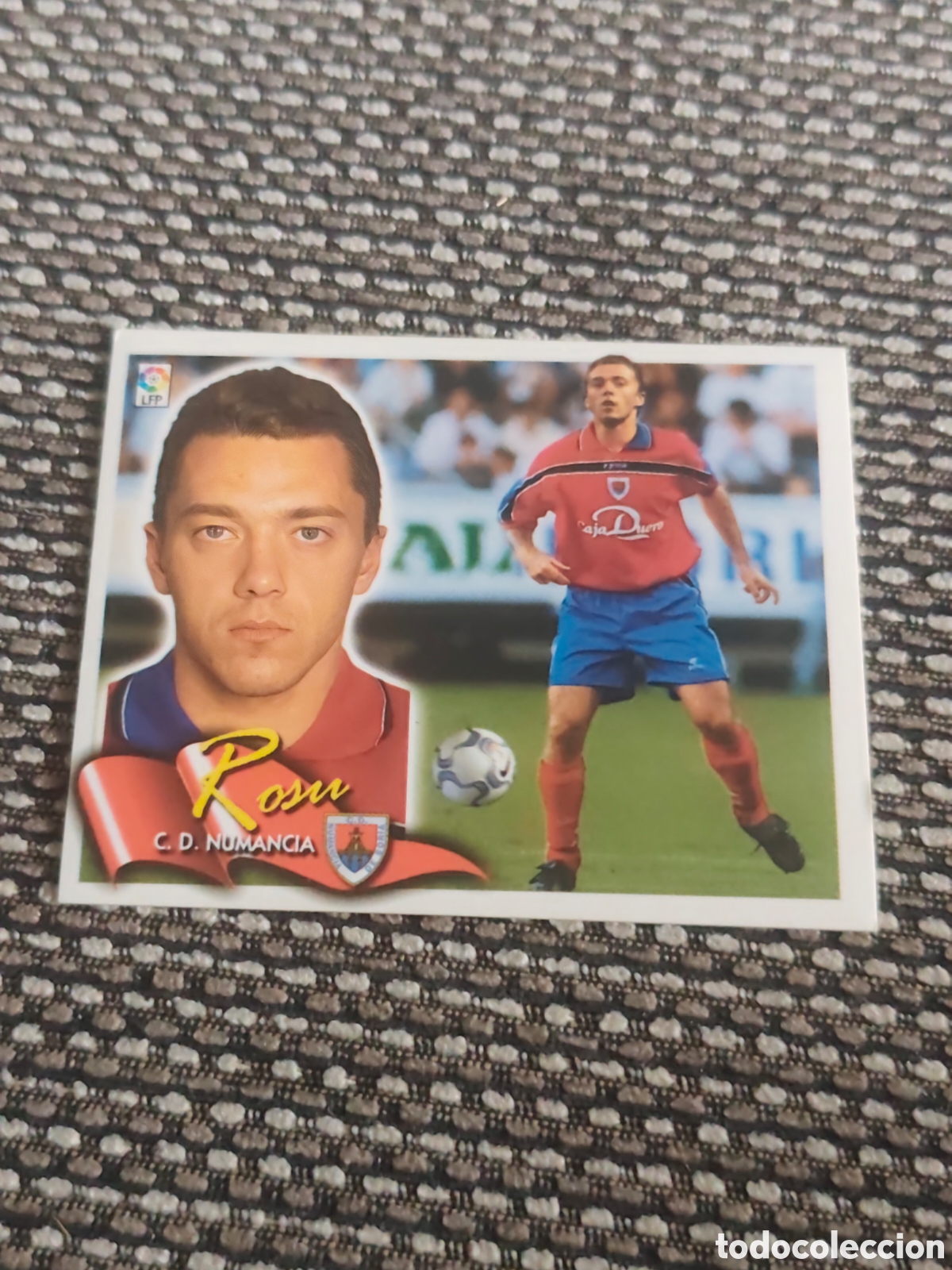 Football Stickers: COLOCA ROSU NUMANCIA EDICIONES ESTE 2000 2001