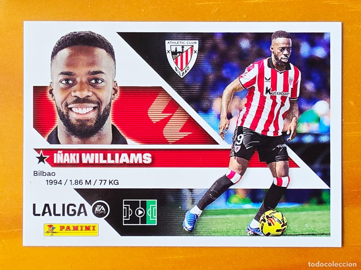 Cromos de Futebol: 19 I&ntilde;aki Williams, Athletic Club de Bilbao, Panini Ediciones Liga Este 2026 2027 26 27 sin pegar