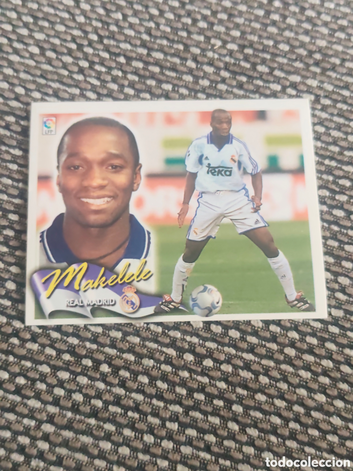 Figurine di Calcio: COLOCA MAKELELE REAL MADRID EDICIONES ESTE 2000 2001