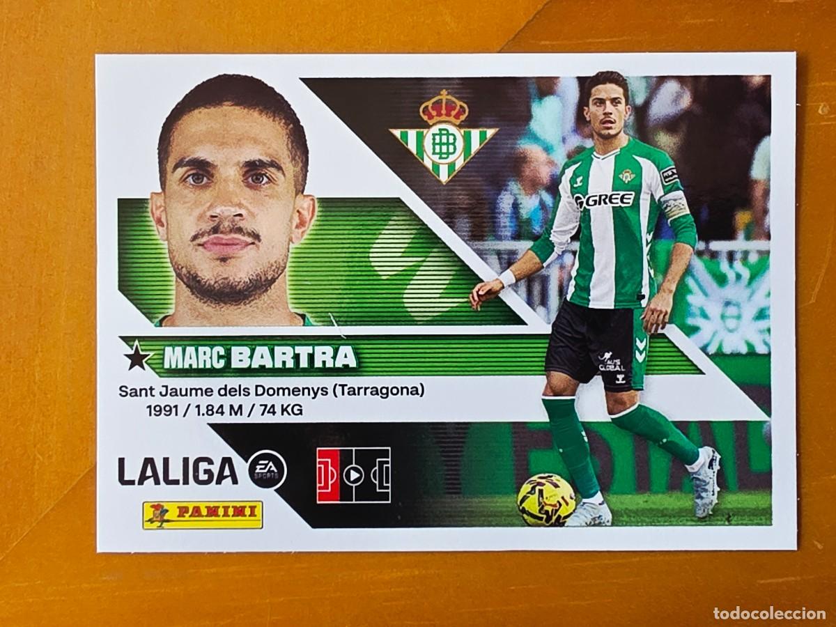 Football Stickers: 7 Marc Bartra, Real Betis, Panini Ediciones Liga Este 2026 2027 26 27 sin pegar