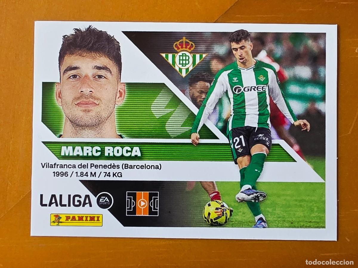 Football Stickers: 10 Marc Roca, Real Betis, Panini Ediciones Liga Este 2026 2027 26 27 sin pegar