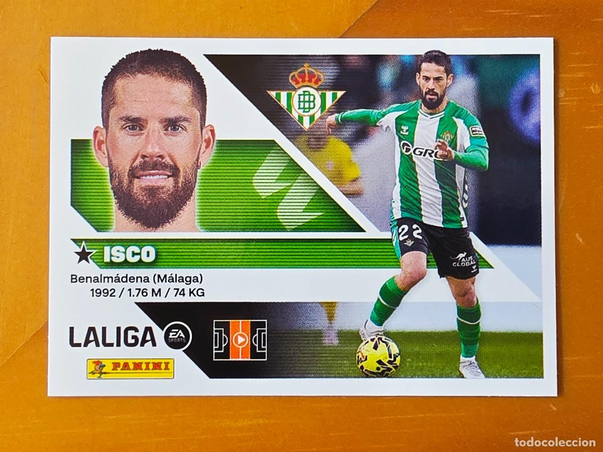 Cromos de f&uacute;tbol: 16 Isco Alarc&oacute;n, Real Betis, Panini Ediciones Liga Este 2026 2027 26 27 sin pegar