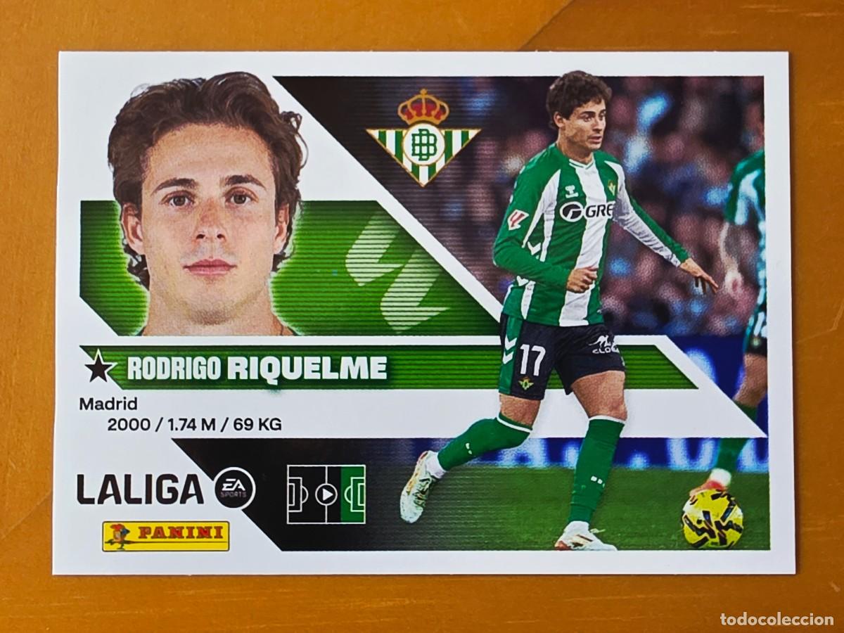 Cromos de f&uacute;tbol: 17 Rodrigo Riquelme, Real Betis, Panini Ediciones Liga Este 2026 2027 26 27 sin pegar